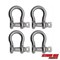 Extreme Max Extreme Max 3006.8312.4 BoatTector Stainless Steel Anchor Shackle - 1/4", 4-Pack 3006.8312.4 - alternate 1
